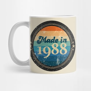 Retro Vintage Made In 1988 Mug